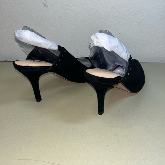 Brand new  Nanette Lepore Selena Pump Women's black shoes heels retail $99 - Picture 3 of 8